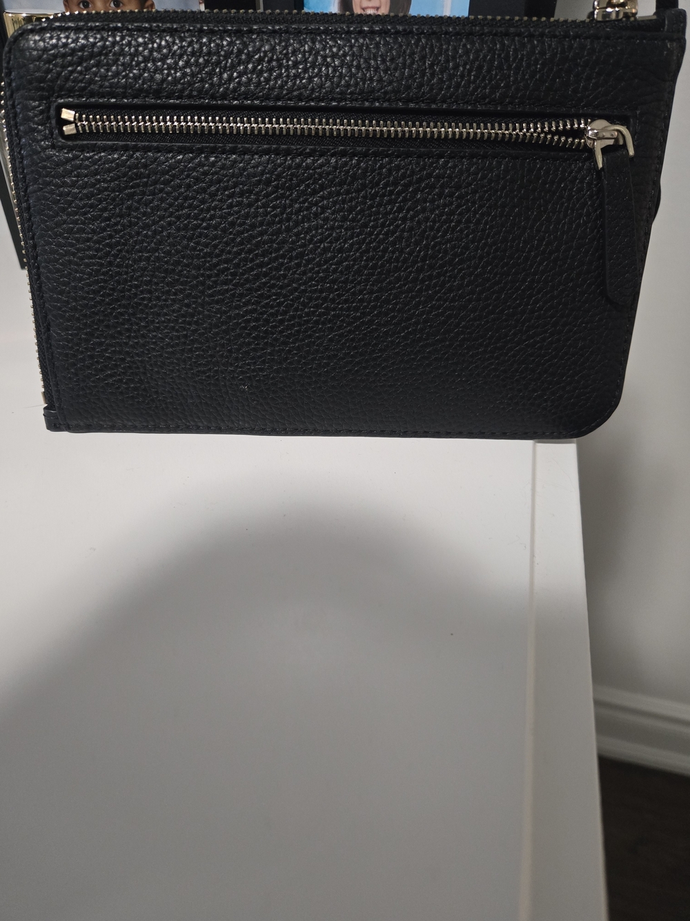 kate spade Black Embossed Leather Zip Wallet - Picture 2 of 2